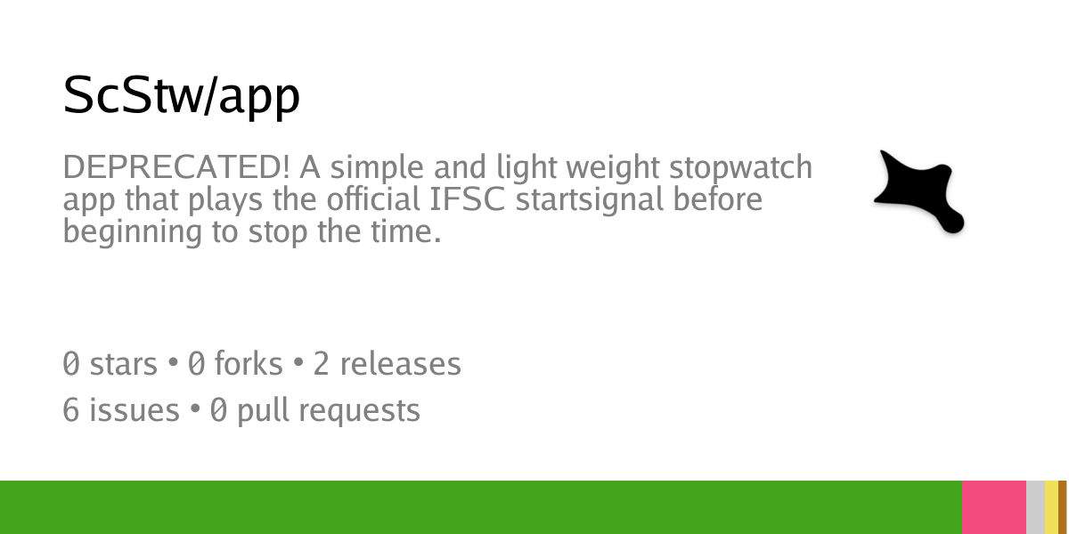 ScStw/app: DEPRECATED! A simple and light weight stopwatch app that ...